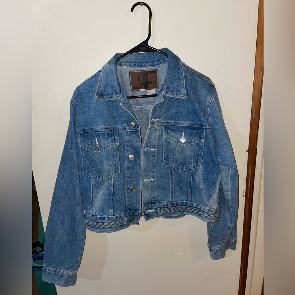 Vintage cropped denim jacket